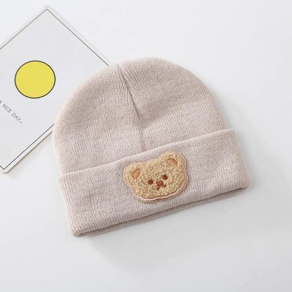 Ear Protection Newborn Baby Hat Soft Knitted Infant Toddler Hat Cute Winter Warm Cap  Boys Girls