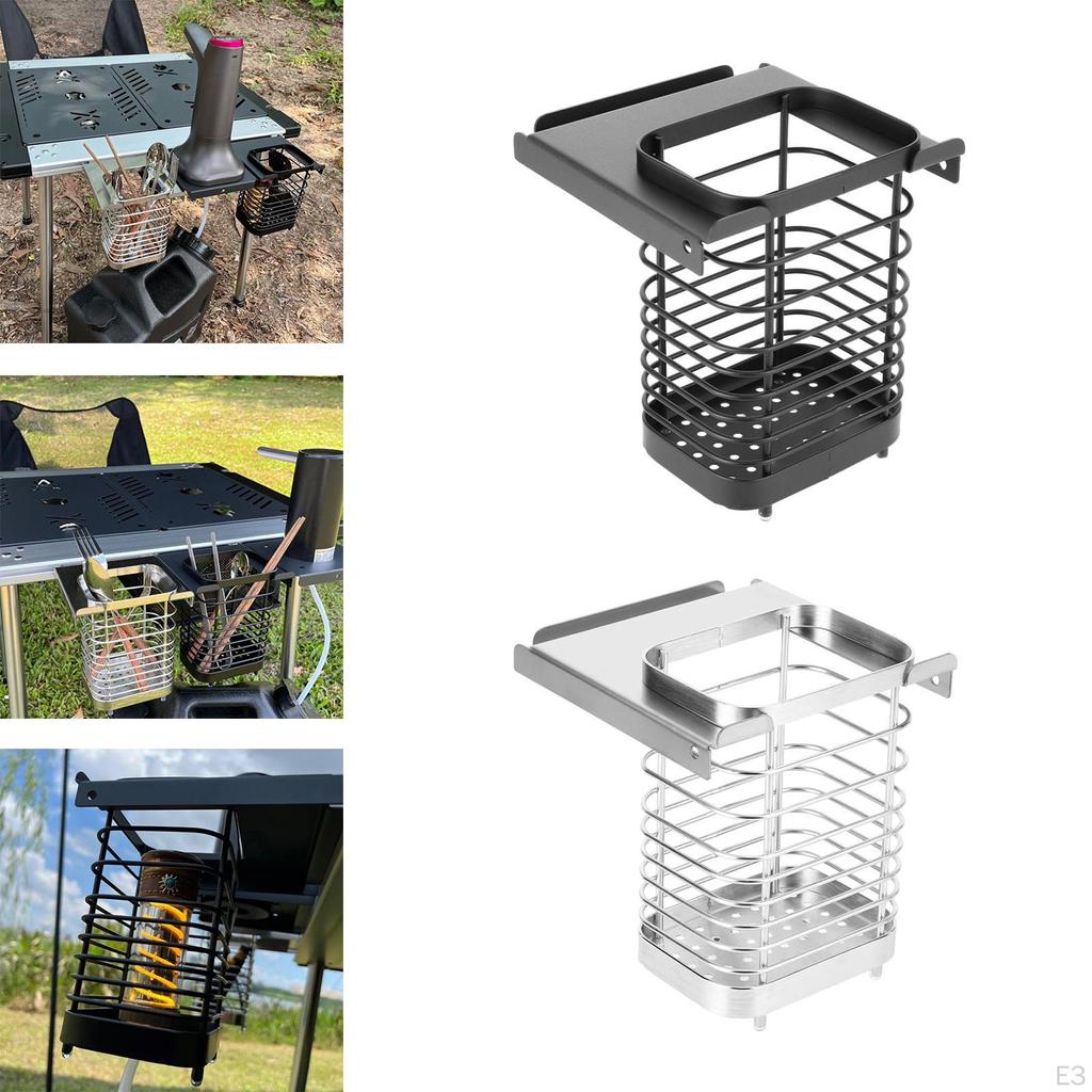 Chopsticks Cage Holder Practical Stainless Steel Multipurpose Storage Basket Flatware