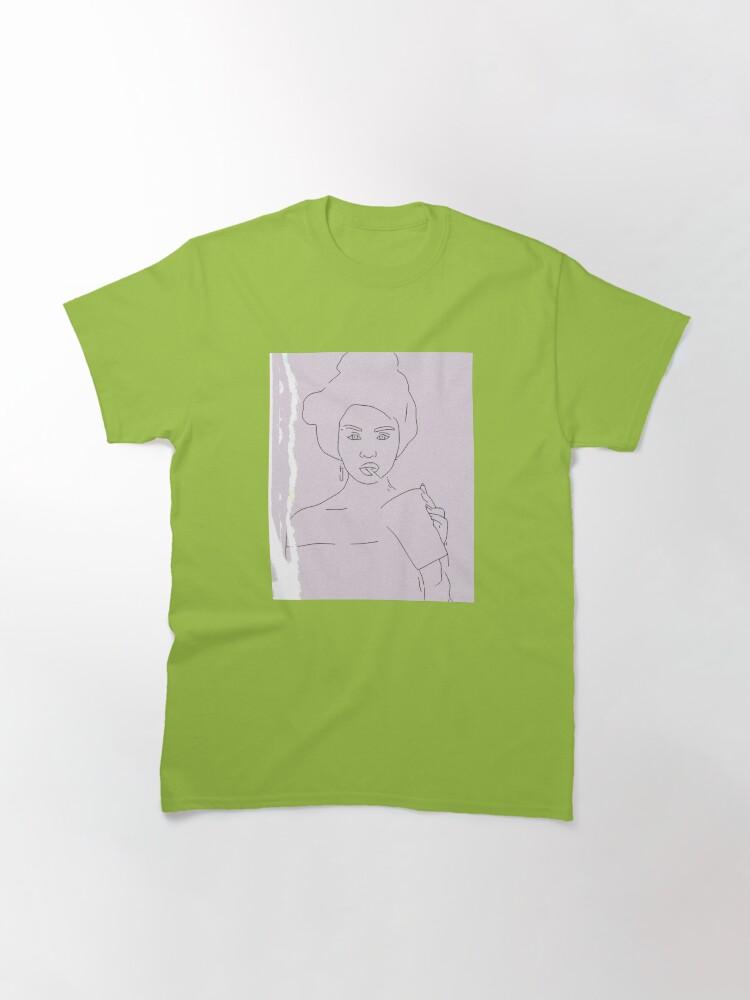 Selena Gomez Coffee Drawing Classic T-Shirt