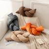 Candy Knotted Pillow with Core Dutch Velvet Knotted Pillow Bedside Pillow Living Room Sofa Personalized Cushion Back