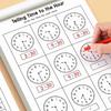 Painting Exercise Time Cognition Book Tracing Drawing Learning Book  Zero Foundation