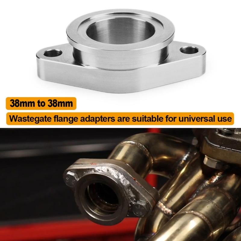 Steel 38mm To 38mm Flange Adapter Convenient 38mm To 38mm Manifold Adapter Easy To Install 2 Bolt Flange Adapter for DIY
