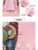 Girls' White Long Sleeve Sweatshirt - Spring Fashionable Top for Children