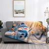 Hjemmedekorasjon plysj pledd sofateppe sengeteppe seng fluffy myke tepper dekor rutete moderne Halloween god jul vinter