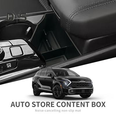 Scatola portaoggetti per controllo centrale auto Misura professionale Accessori interni auto Contenitore per organizer portaoggetti per console centrale per 21 Sportage NQ5