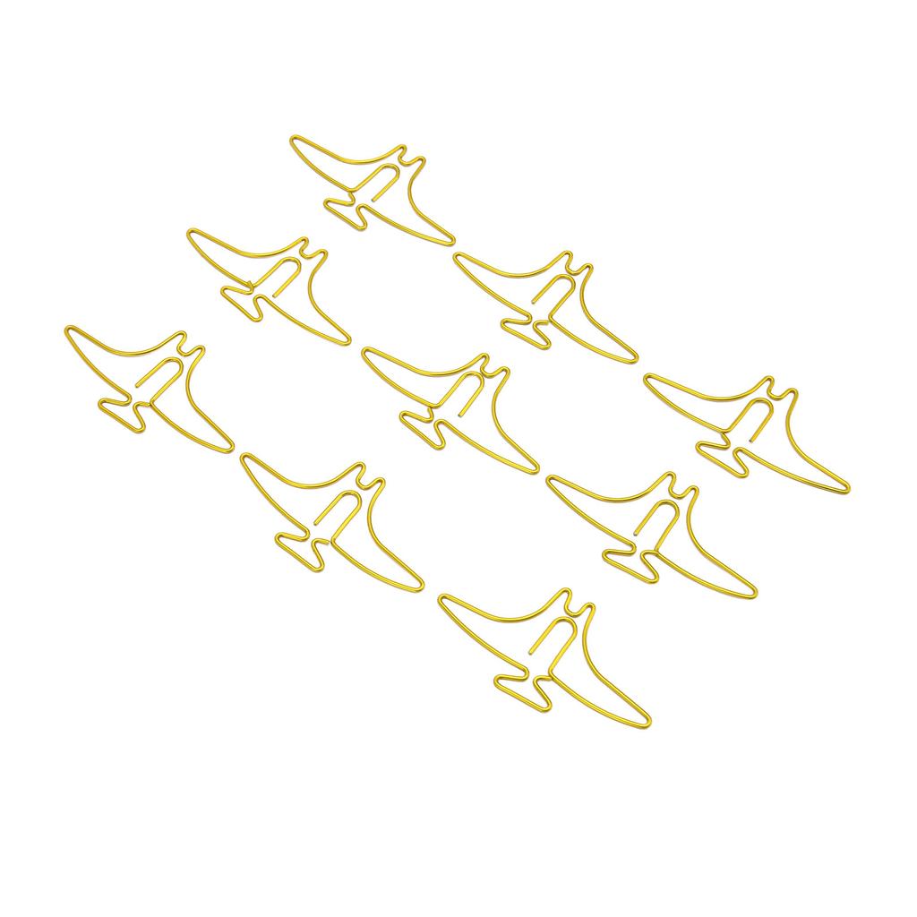 100pcs Paper Clips Prevent Slip Cute Animal Shaped Decorative Metal Small Bookmark Paperclips for Of