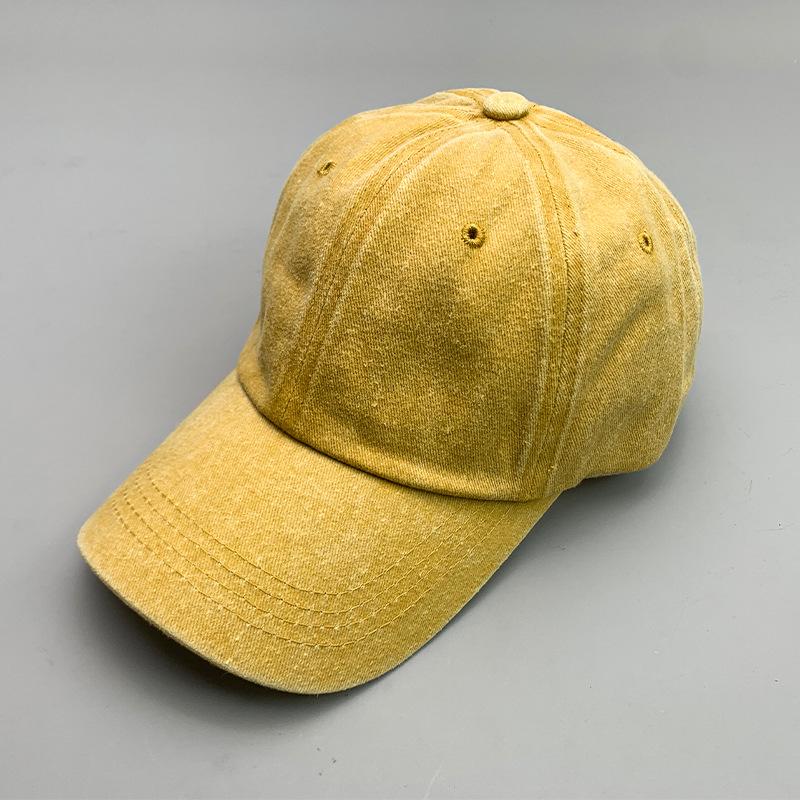 Classic Solid Color Fashionable Men'S And Women'S Baseball Caps Cotton Versatile Simple Sports Comfortable Breathable Sun Caps