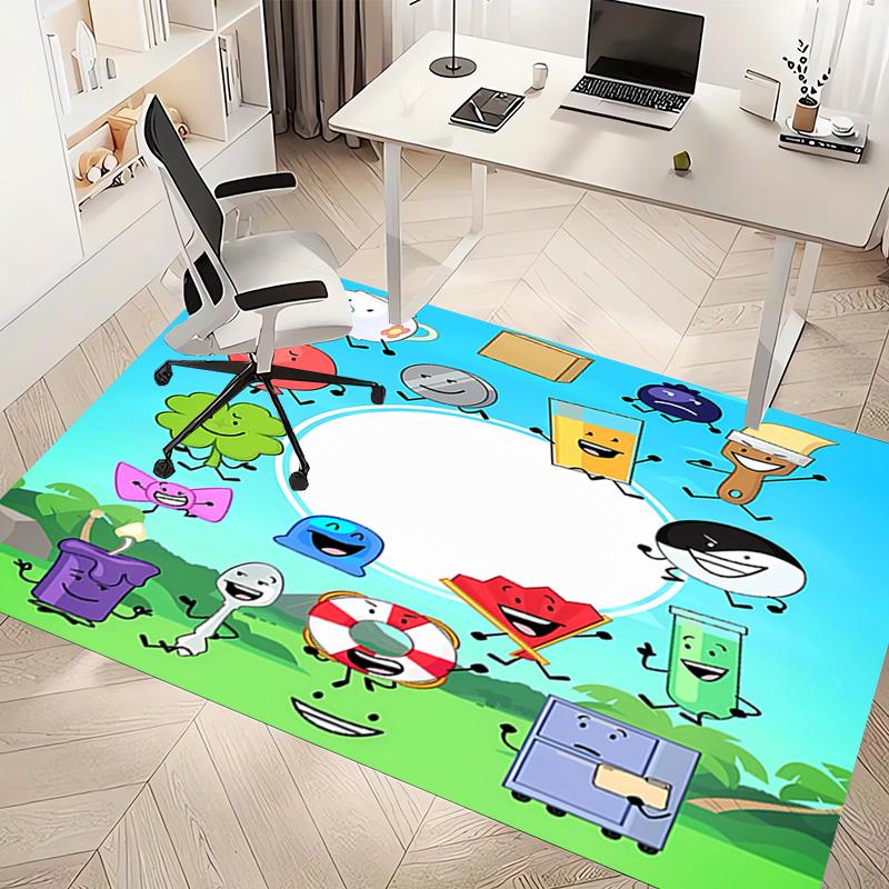 1pc Inanimate Insanity Print Area Rug - Soft, Washable Non-Slip Indoor Mat, Living Room, Home Office Decorative Rug,Office Decorative