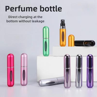 Spot 5ml parfumflesje met vulbodem, parfum subflesje plastic liner cosmetica, pers sprayfles