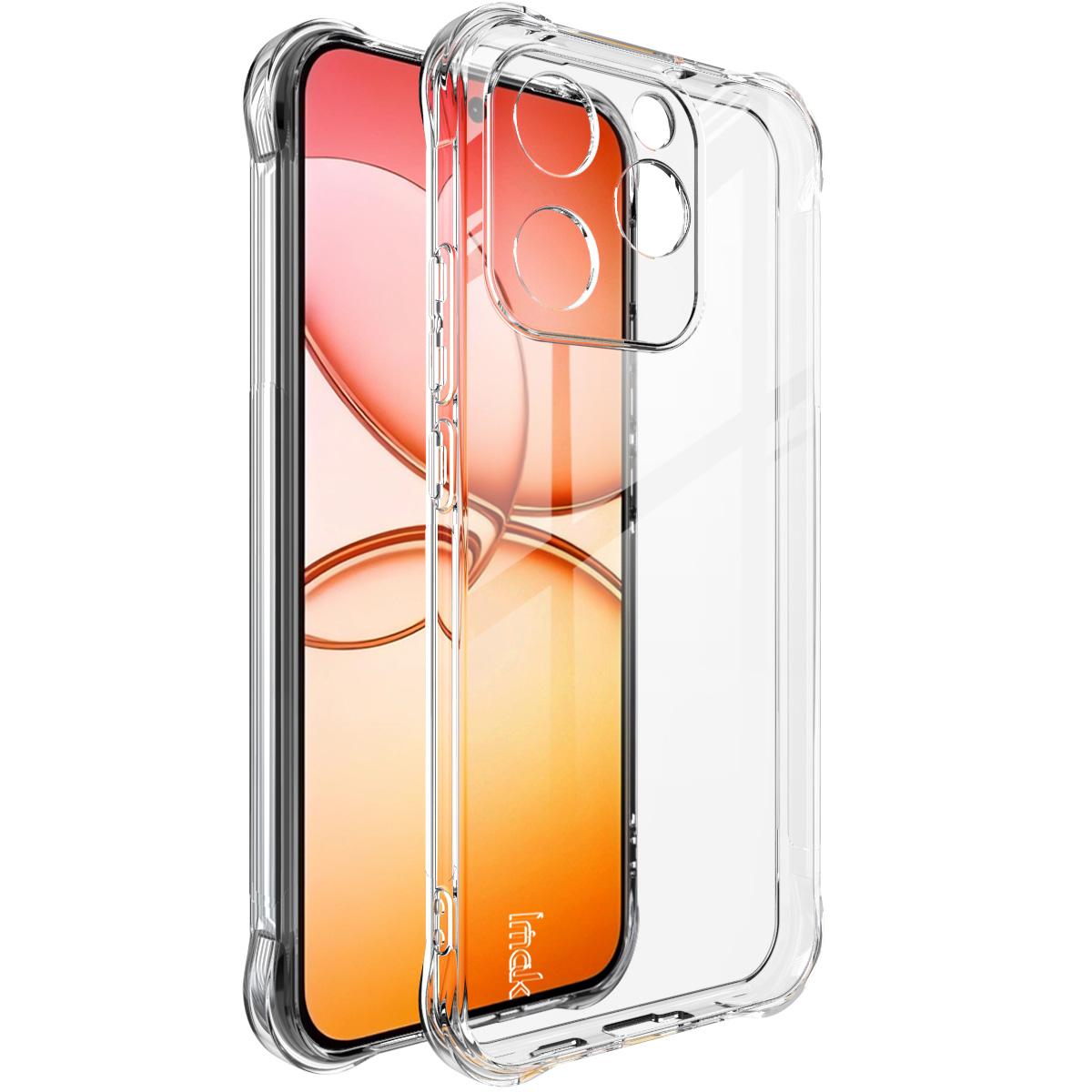 Для Realme 15T 5G Чехол для телефона IMAK Ударопрочный Мягкий чехол Realme 15T 5G белый