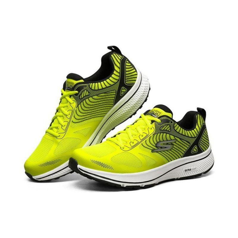 Skechers Go Run Consistent Men Lightweight Cushioned Breathable Low Top Running Shoes Bright Yellow 220035-YEL