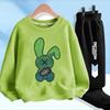 Autumn Children Boy Clothes Set Kid Girls Cartoon Printed Sweatshirts Pullover Top And Pants Suit Long Sleeve Tracksuits