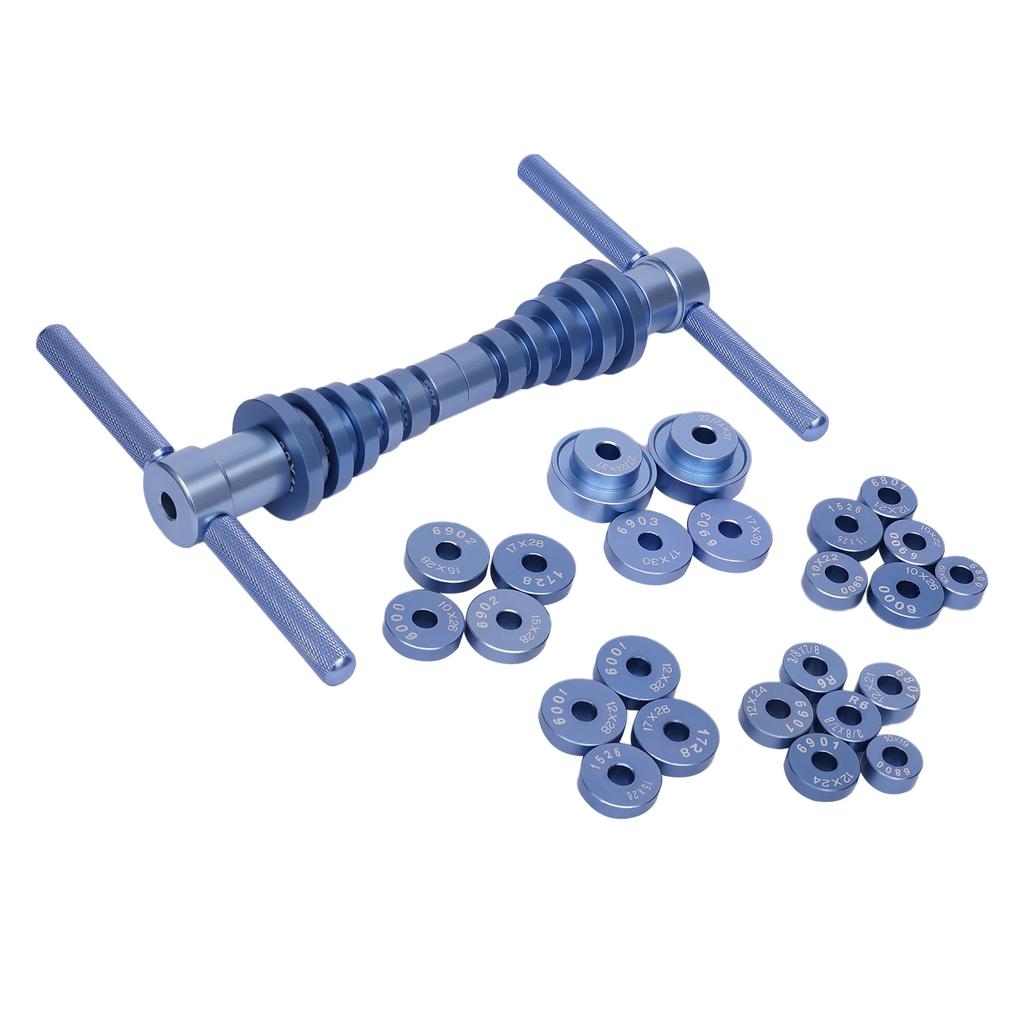 Universal Bicycle Bearing Press Set Bottom Bearing Installation Tool Mounting Kit Aluminum Alloy With Storage Box for Wheels Hub