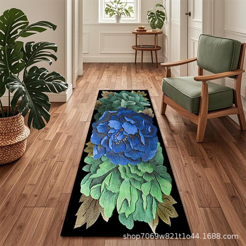 Moroccan Style  Corridor Hallway Long Rugs Home Decor Carpet for Living Room Hotel Aisle Runner Rug Kitchen Anti-slip Floor Mat