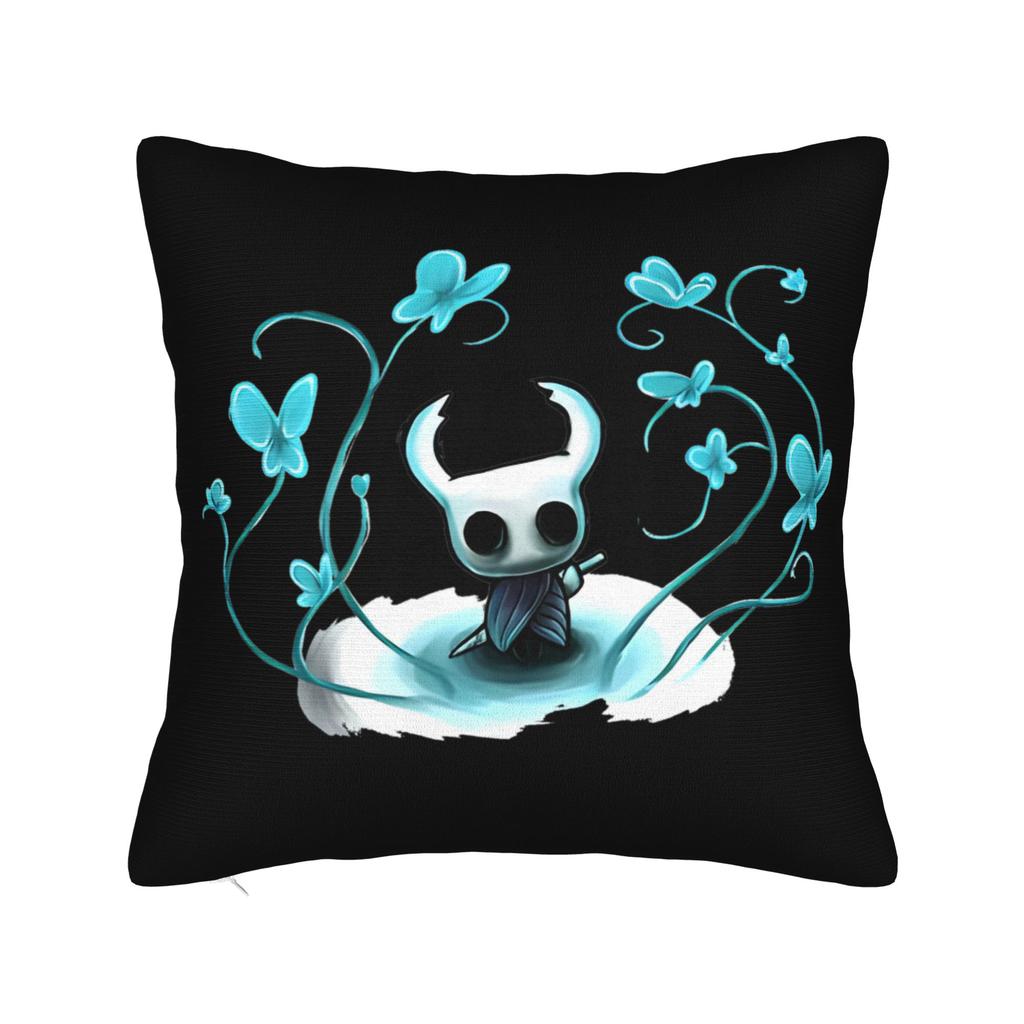 Hollow Knight Square Pillow Cases Indie Action Adventure Cushion Covers Customized Zipper Decorative Pillowcase for Living Room