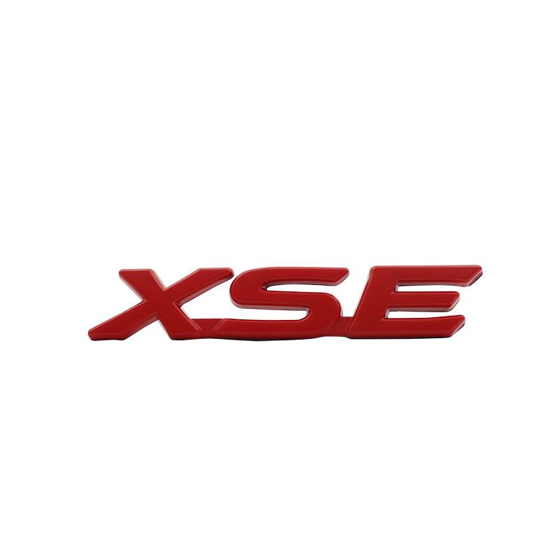 

3D Car Styling XSE for Car Fender trunk Decal Emblem Badge Sticker red