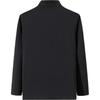 Anta Warm And Comfortable Fleece Long Sleeve Stand Collar Knit Shirt Men Tops Basic-Black 152517420-3