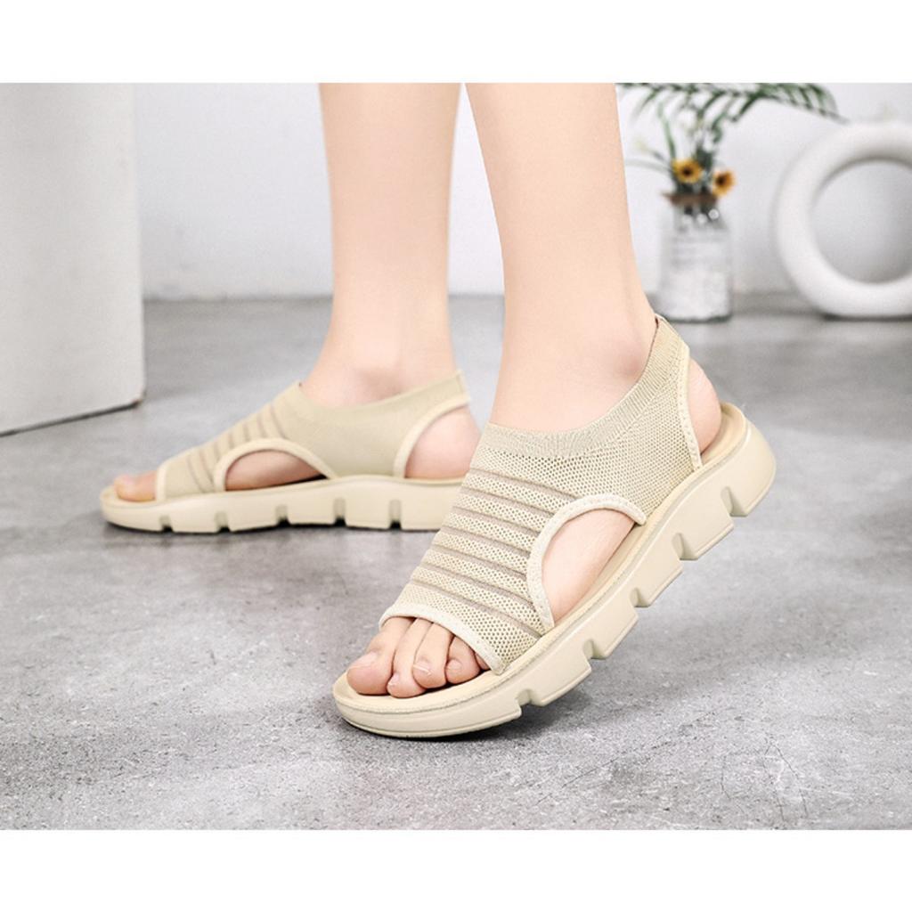 Damskie Letnie Nowe Puste Sandały z Otwartym Palcem i Miękką Podeszwą Komfort