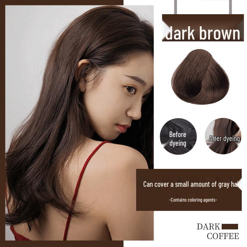 Zhang Hua Si Jing Plant-Based Black Hair Dye Cream To Cover Gray Hair