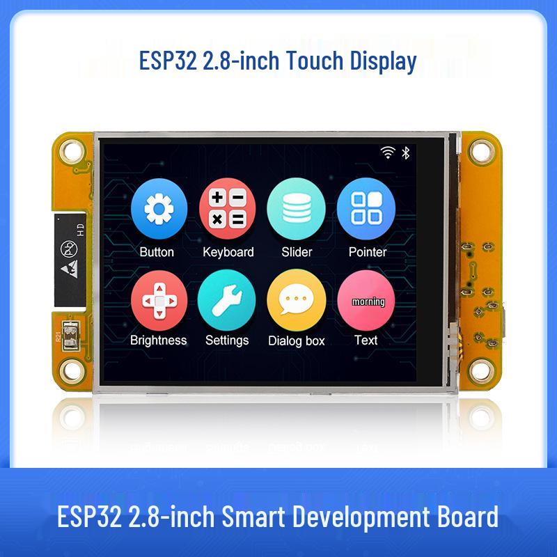 ESP32 WiFi Bluetooth 2.8" Smart Display Touch Screen Module 240x320 TFT with LVGL.