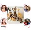 GUDVES Siamese Cat Plush Toy Short-haired Realistic Gift Children 30.5cm (B)
