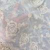 Gold Thread Two-Color Mesh Embroidered Water-Soluble Lace for Lolita Fashion Accessories