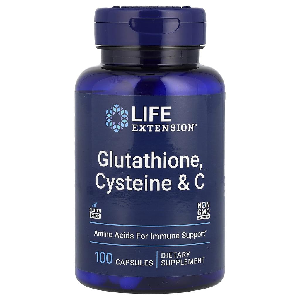 Life Extension Glutathione, Cysteine100 Capsules