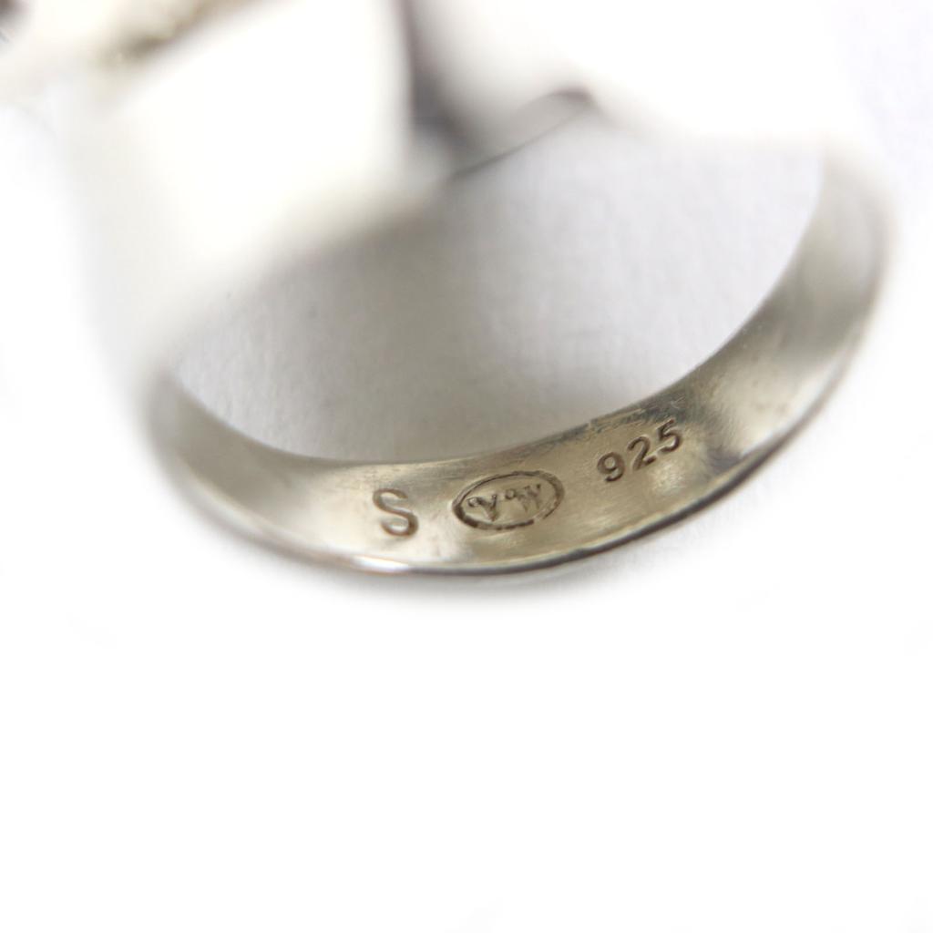 VIVIENNE WESTWOOD Ring Armor Ring Silver 925 Mens S Used