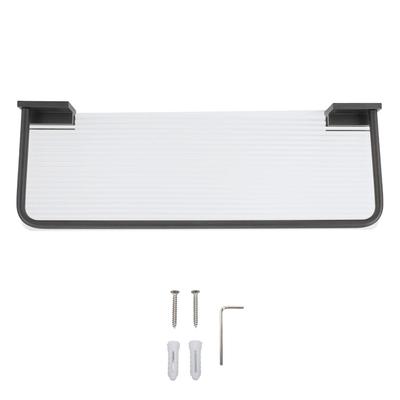 Schweberegal Raum Aluminium Acryl Wandmontiertes dekoratives Aufbewahrungsregal für Küche Badezimmer