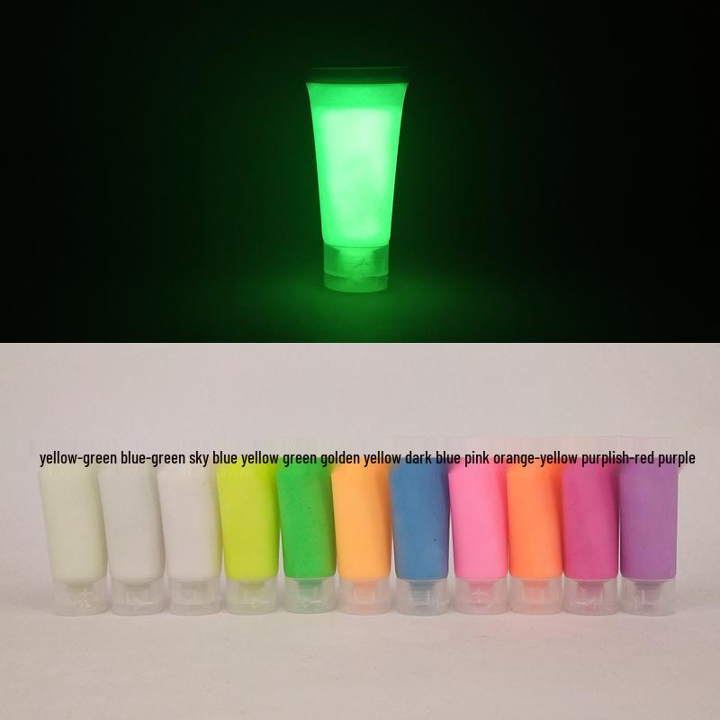 15g Handgemalte leuchtende fluoreszierende Körperfarbe für Nachtclub-Partys, Geburtstage und Halloween