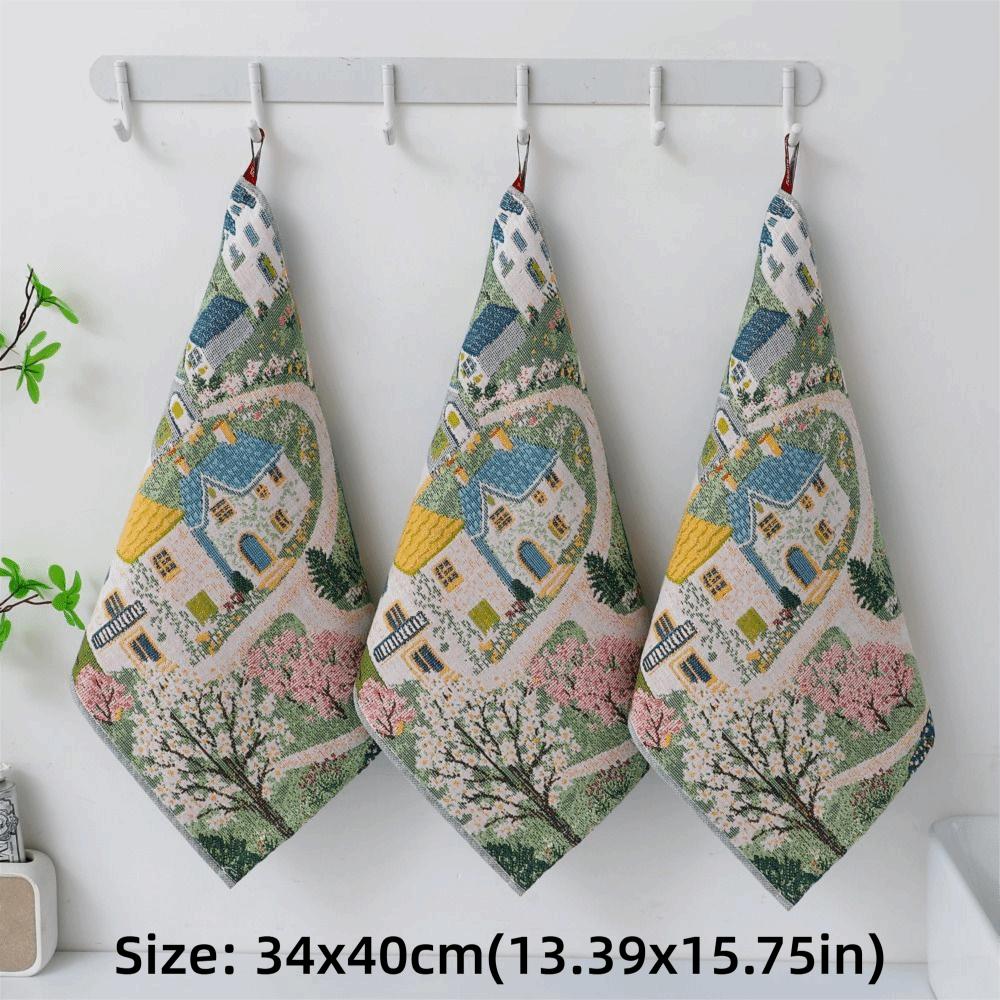 4 Layer Cotton Gauze Large Hand Towel Soft Kitchen Towel Pure Cotton Face Towels  Home Restaurant
