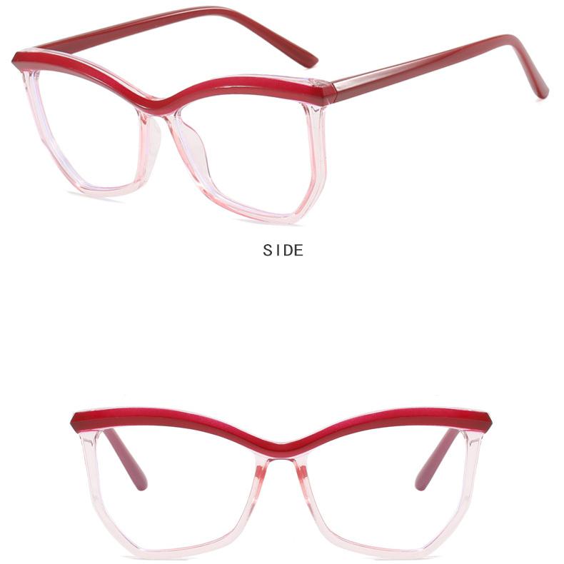 Women's Glasses, Optical Glasses, Fashionable Anti Blue Light Glasses, Frame Design, Glasses Frame, Women's Color Matching Glasses, Metal Hinge