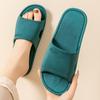 Summer Women's Vertical Pattern Slippers, Non Slip Soft Bottom Home Slippers