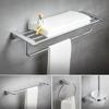 304 Stainless Steel Bathroom Hardware Chrome Towel Storage Rack ,Corner Shelf,Toilet Brush,Paper Holder Bathroom Accessories