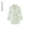 Langzi Basic Wardrobe Acetate Blazer