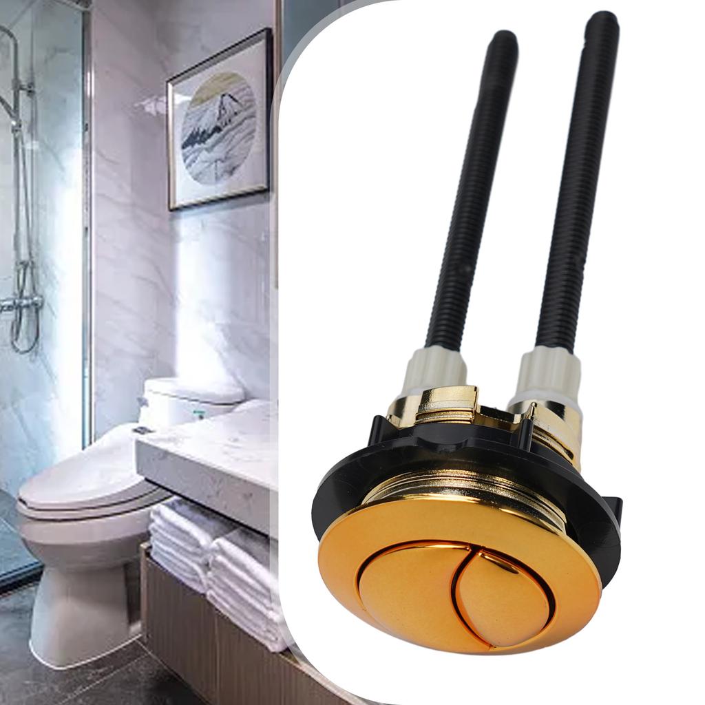 Electroplated Chrome Finish Toilet Mechanical Top Flush Valve Dual Flush Toilet Lid Toilet Water Tank Toilet Lid