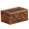 Vintage Walnuss Holz Taschentuchboxen Rechteckig Entnehmbar Servietten Papierhandtuchhalter Zuhause Schreibtisch Toilette Box