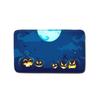 Halloween Shower Curtain Floor Mat Combination Four-Piece Set Bathroom Toilet Carpet Door Mat