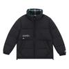 New Balance Down Jackets Unisex Black Stand Collar Without Hood Moderate Reversible 5PC44273-BK