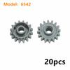MOC 6542 18947 Technical Driving Clutch Shift Clutch Transmission Gear Series Building Blocks Gearbox Axle Connector Brick Leduo