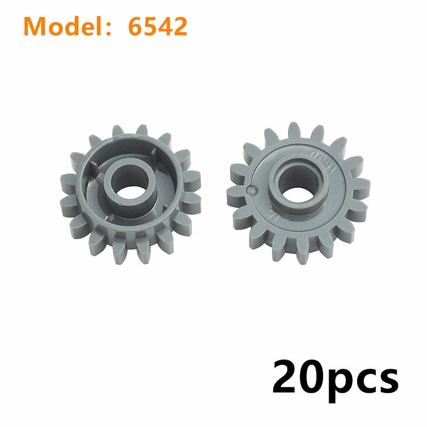 MOC 6542 18947 Technical Driving Clutch Shift Clutch Transmission Gear Series Building Blocks Gearbox Axle Connector Brick Leduo