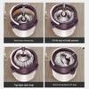 Stainless Steel Rotating Mop with Easy Lift Bucket and Hands-Free Wash