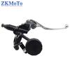 7/8" 22mm Motorcycle Clutch Brake Master Cylinder Reservoir Levers Kit Fluid Reservoir Set Honda SUZUKI GSX-R125 150 250 400 600