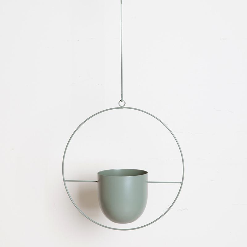 Metal Hanging FlowerPot Plant Hanger Chain Iron Aerial FlowerPot Plant Basket Holder Swinging Flower Pot Home Balcony Decoration