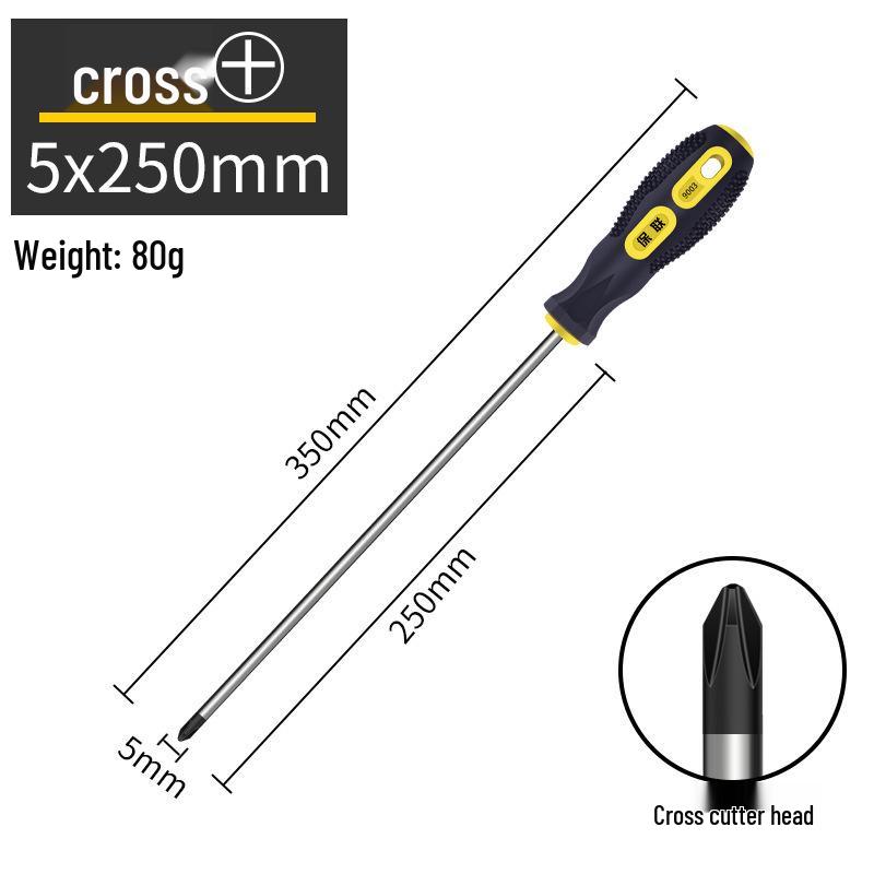 Conjunto de Chaves de Fenda Magnéticas de Grau Industrial - Phillips e Fenda