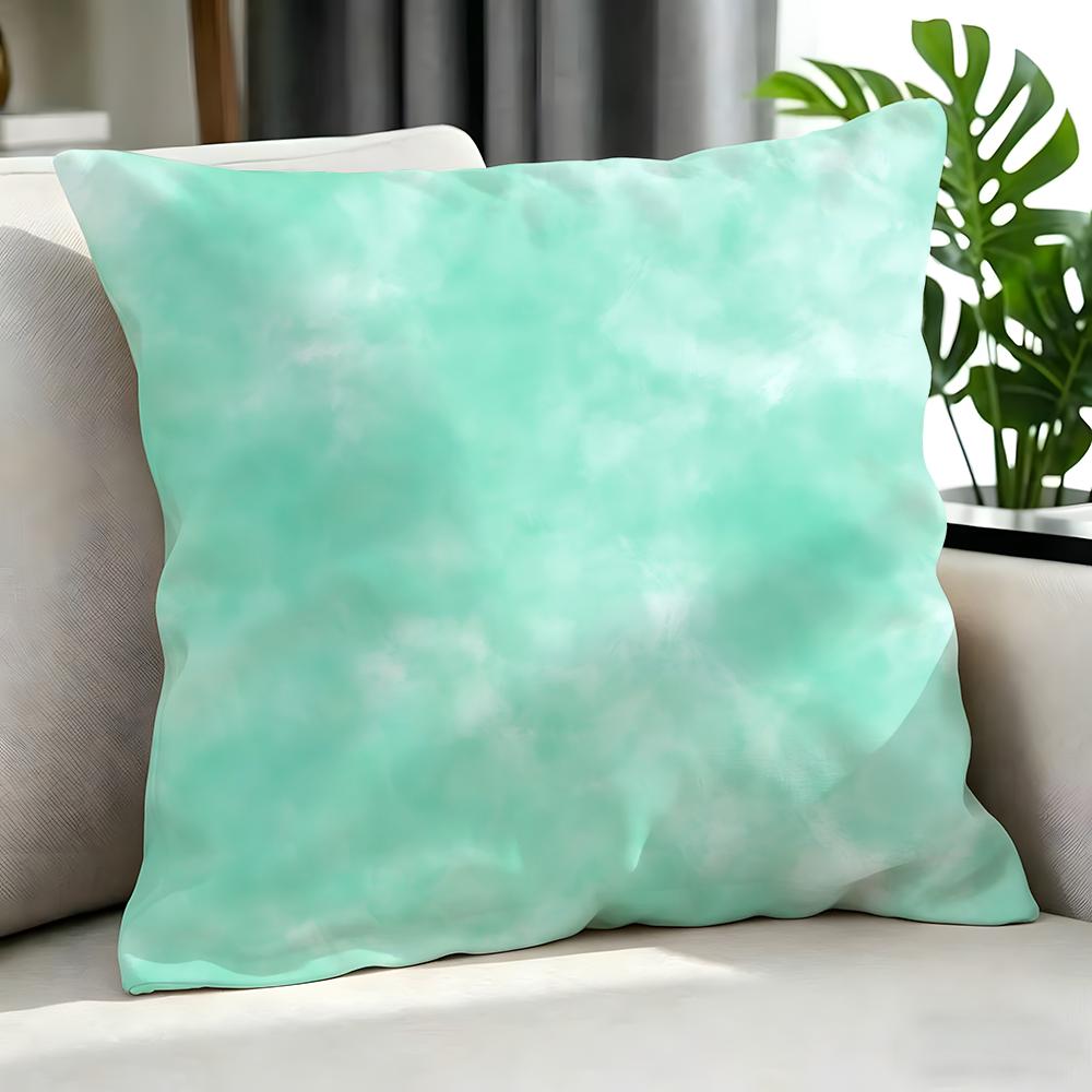 Art MMint green fresh backgrounded Cushion Cover Cushion Cover Set Pcs x x x Pillowcase Decorative Sofa Home Decor