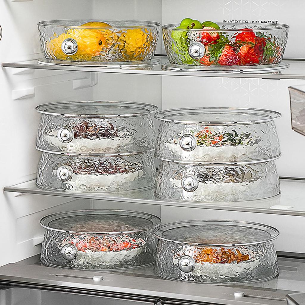 Food Cover Plate Covers Lid Accessories Easy to Clean Kitchen Gadgets Lightweight 24.5cm for