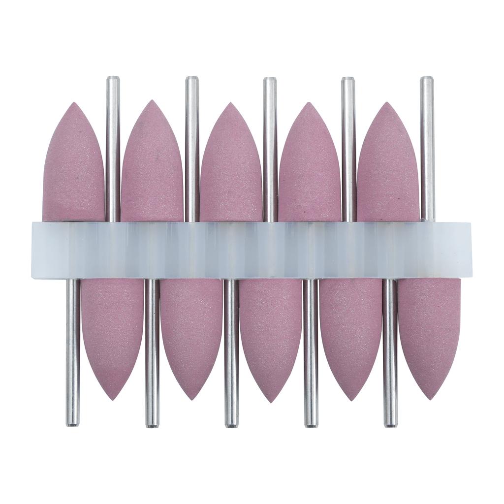 10Pcs/Lot 2.35mm Dental Silicone Rubber Polishers Burs Grinding Heads HP Shank Drill Rotary Teeth Whitening Dentist Tool