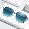 Metal Square Thin Frame Retro Sunglasses Women Men Fashion Sun Glasses Female Eyeglasses Shades gafas