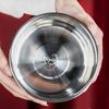 304 Stainless Steel Insulated Circular Lunch Box 1000/1600ml Compartment Lunch Box  School